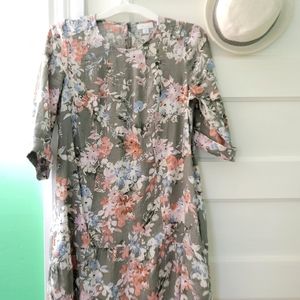 J.jill Linen floral dress